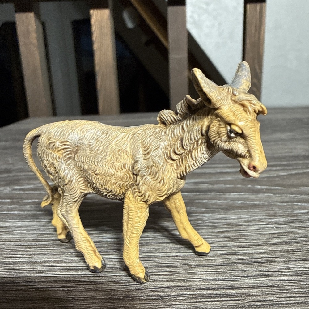 FONTANINI ITALY RETIRED 2.5" STANDING DONKEY NATIVITY VILLAGE ANIMAL